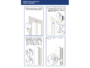 Porta Soffietto PVC Montata su Misura Senza Accessori con Vetro Colore Normale varie finiture - immagine 9